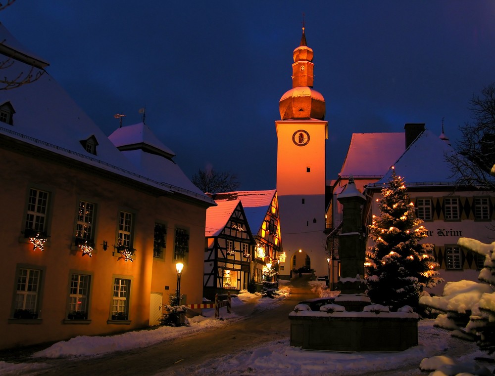 Altstadt im Schnee