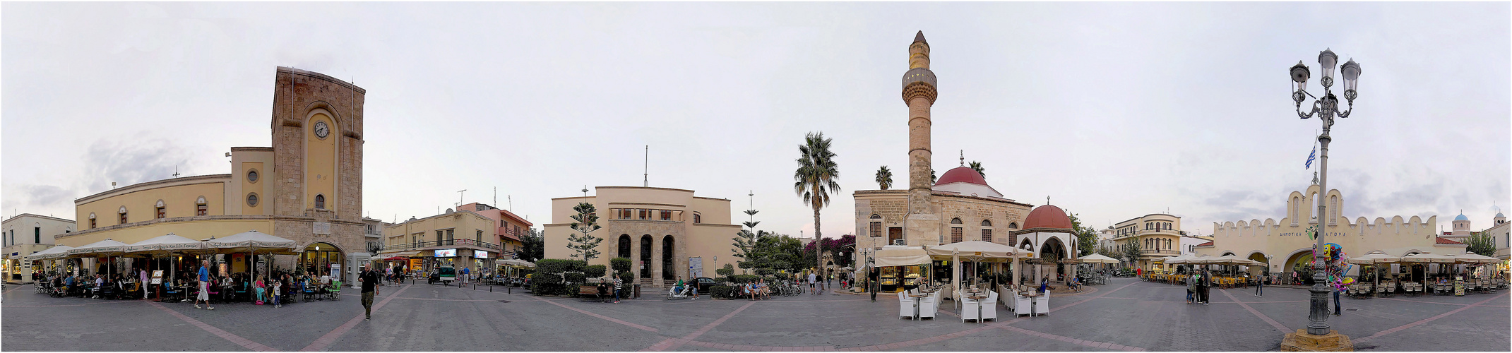 Altstadt Kos; Eleftherias Square und Markthalle