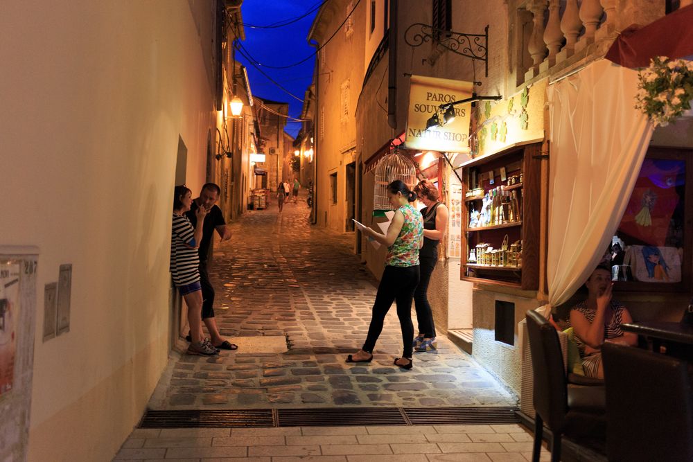 Altstadt Krk am Abend 001   Kroatien 2015