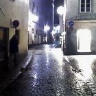 Altstadt Linz bei Regen
