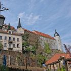 Altstadt Meißen mit Blick auf die Albrechtsburg 