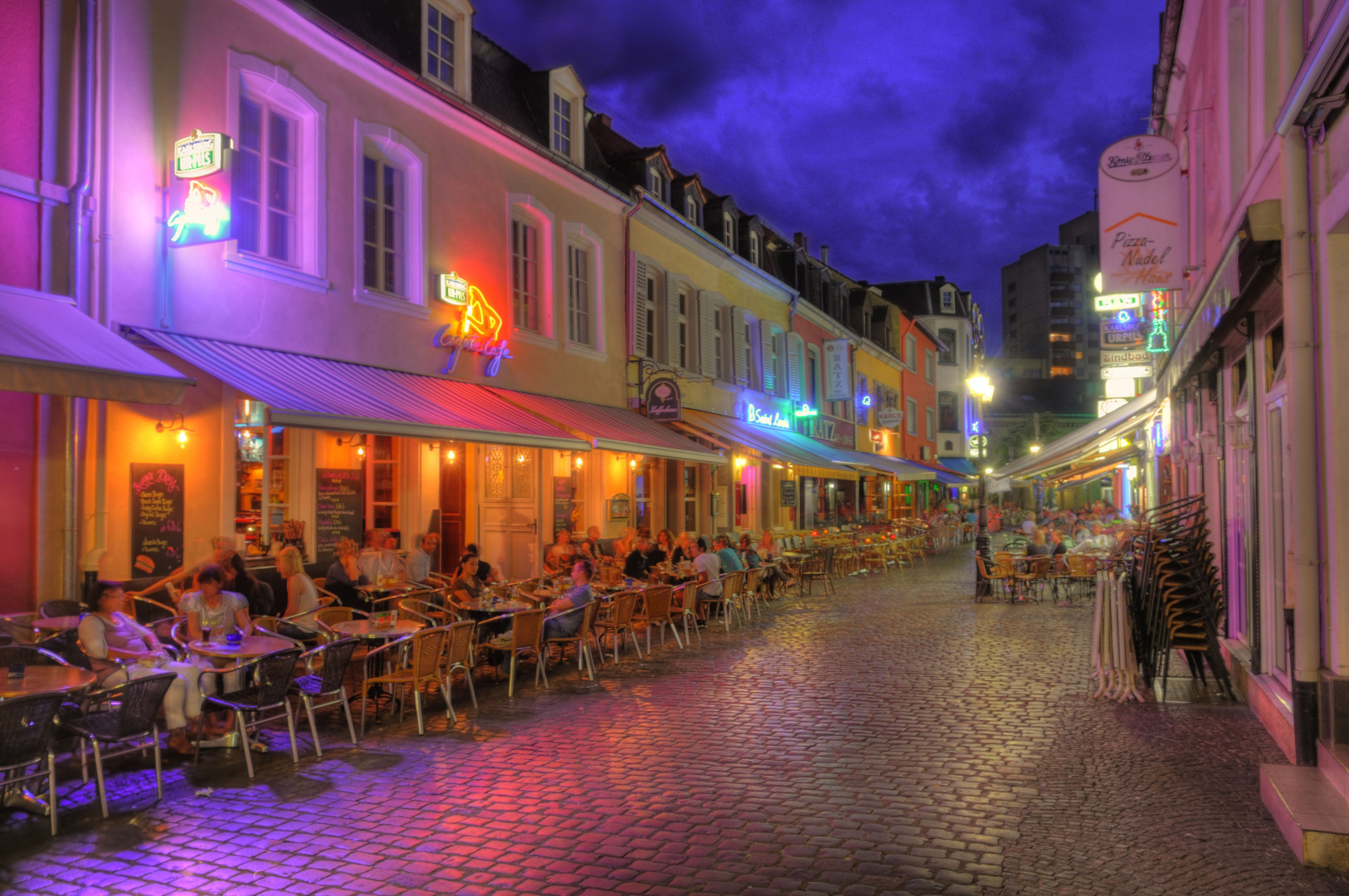 Altstadt Saarlouis an einem Sommerabend, 2. Teil