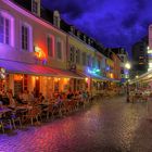 Altstadt Saarlouis; gemütlicher Sommerabend