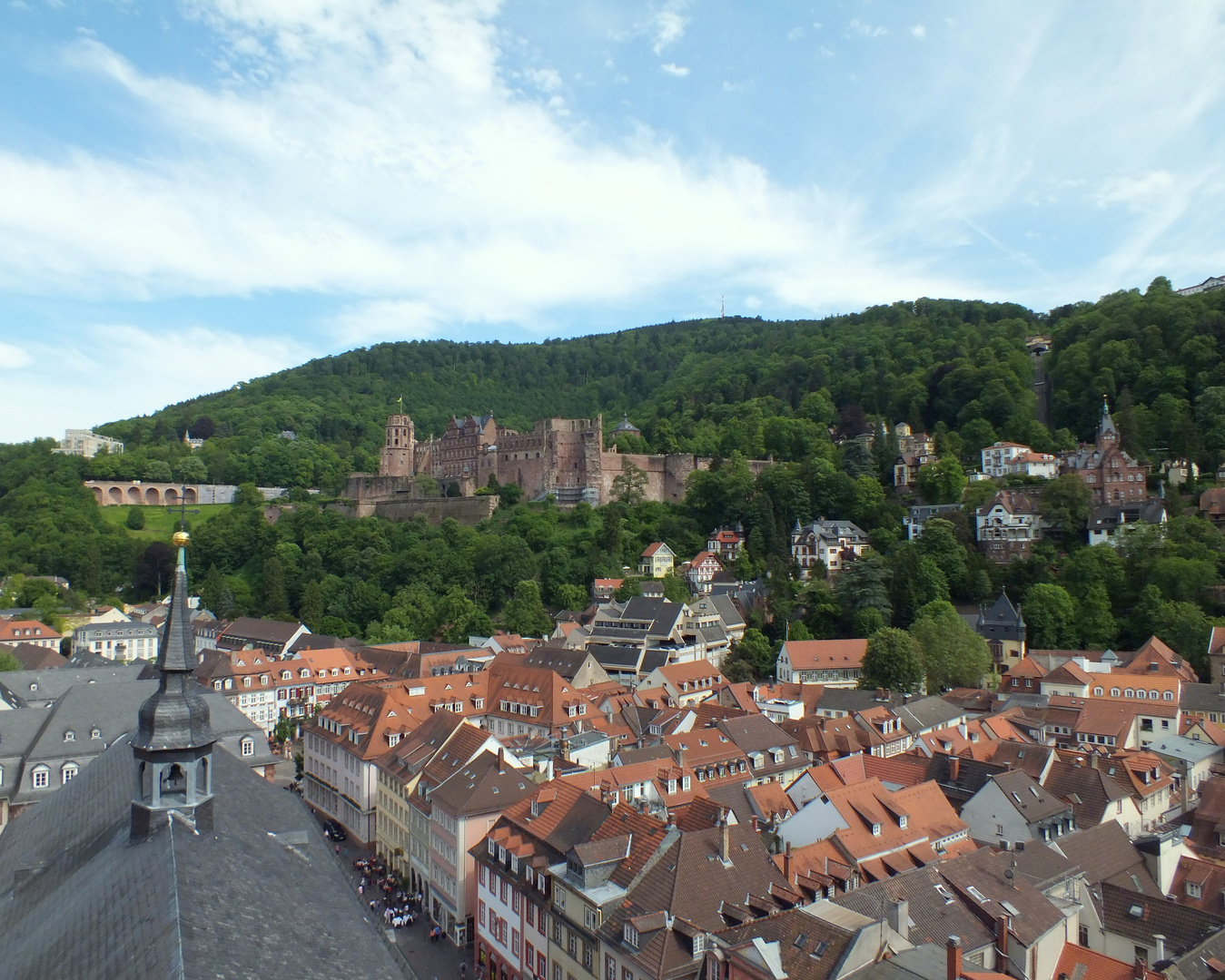 Altstadt und Schloß Heidelberg