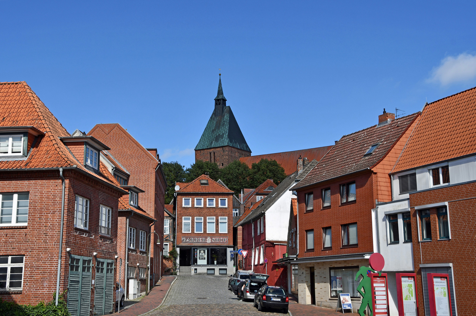 Altstadt und St.-Nicolai-Kirche in Mölln