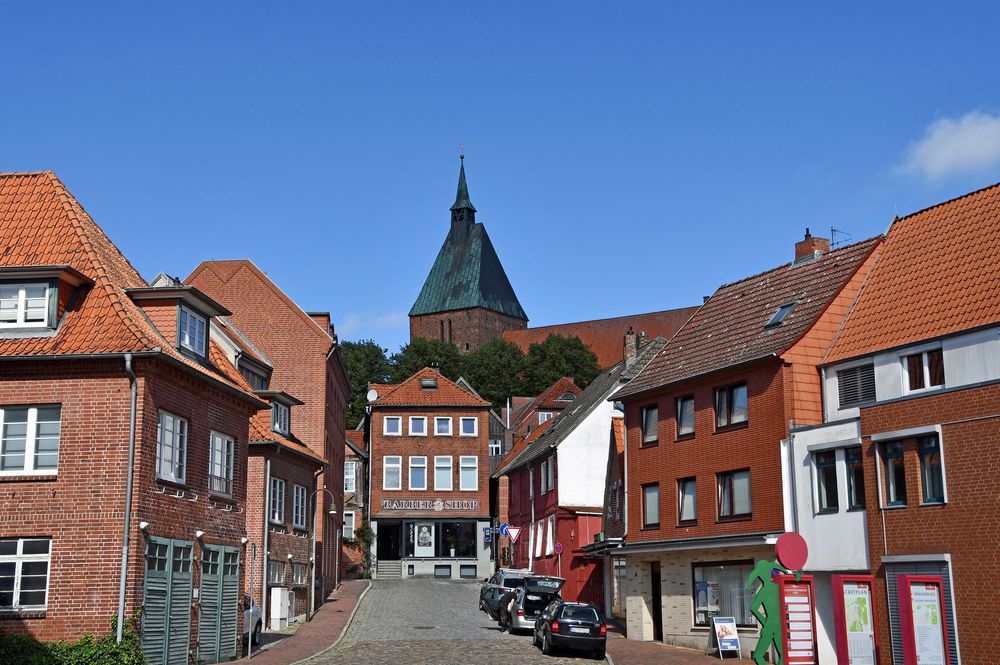 Altstadt und St.-Nicolai-Kirche in Mölln