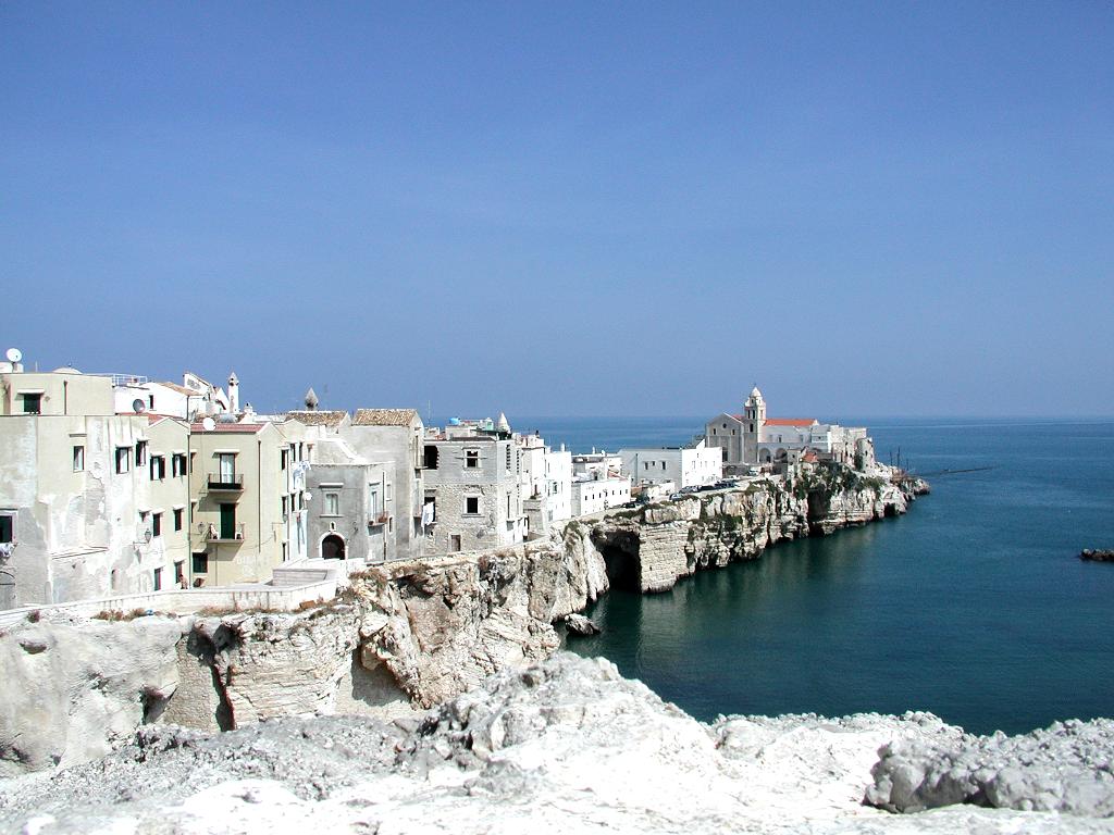 Altstadt Vieste, Italien