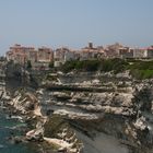 Altstadt von Bonifacio auf den Kreidefelsen (Korsika)