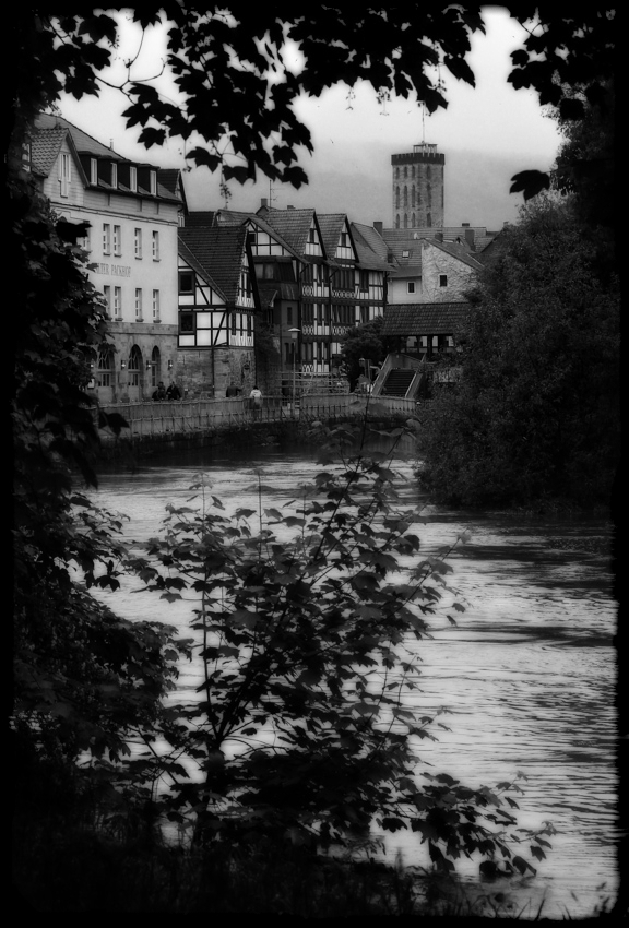 Altstadt - von den Wassermassen bedroht