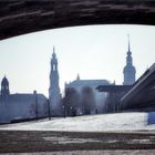 Altstadt von Dresden heute Mittag