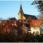 Altstadt von Essen-Kettwig im Abendlicht