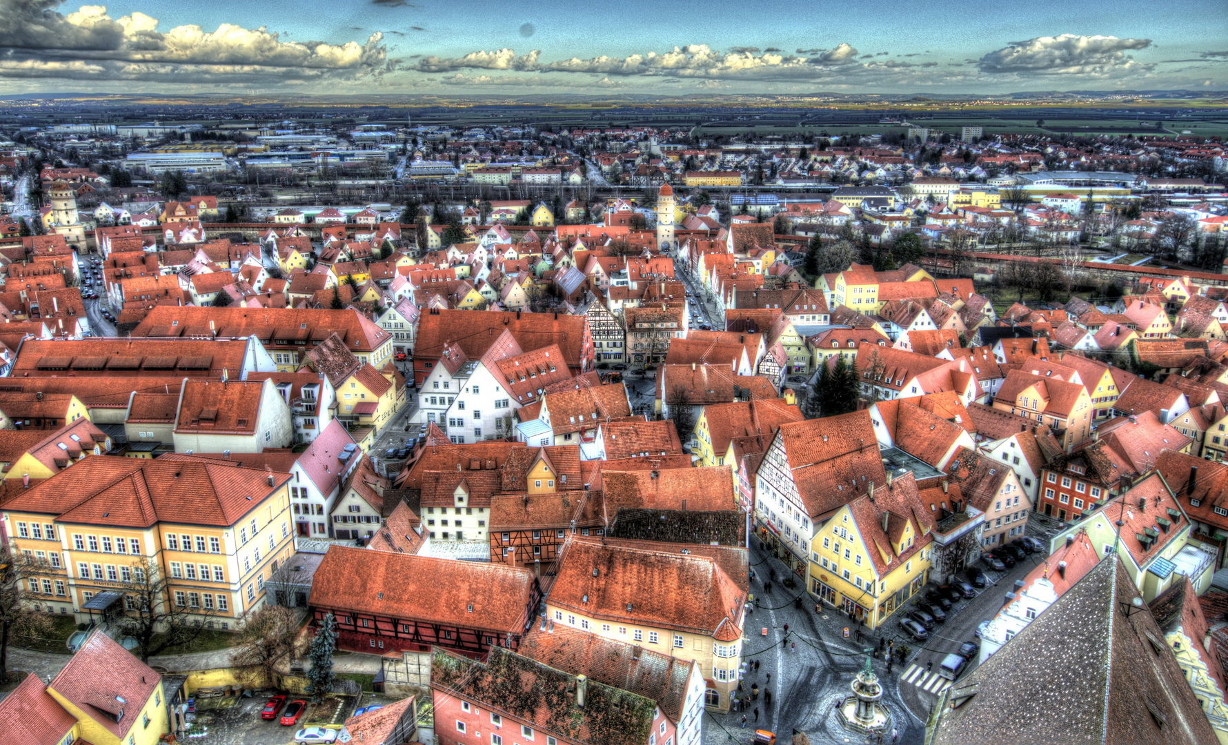 Altstadt von Nördlingen Foto & Bild bearbeitungs techniken, hdri