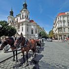Altstadt von Prag mit der Kirche St. Niklaus