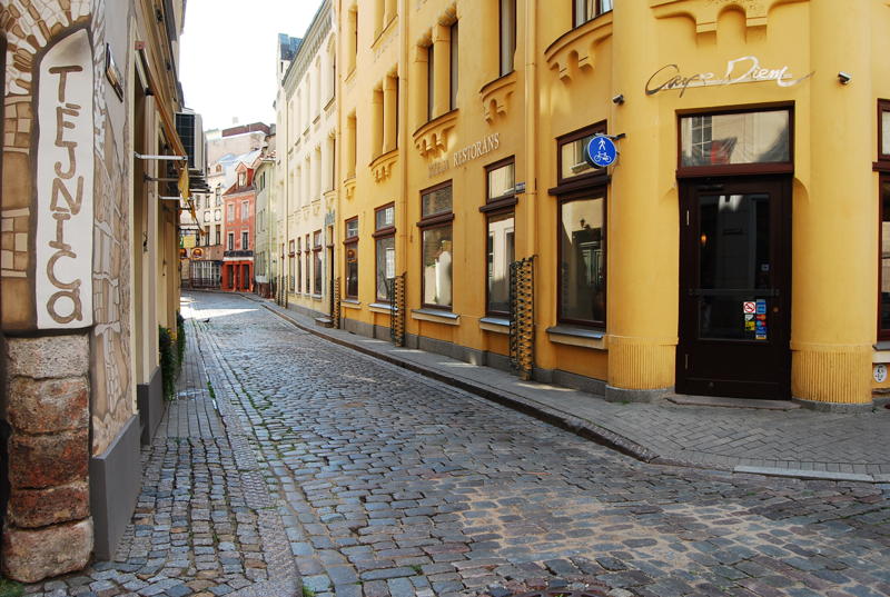 Altstadt von Riga im Sommer