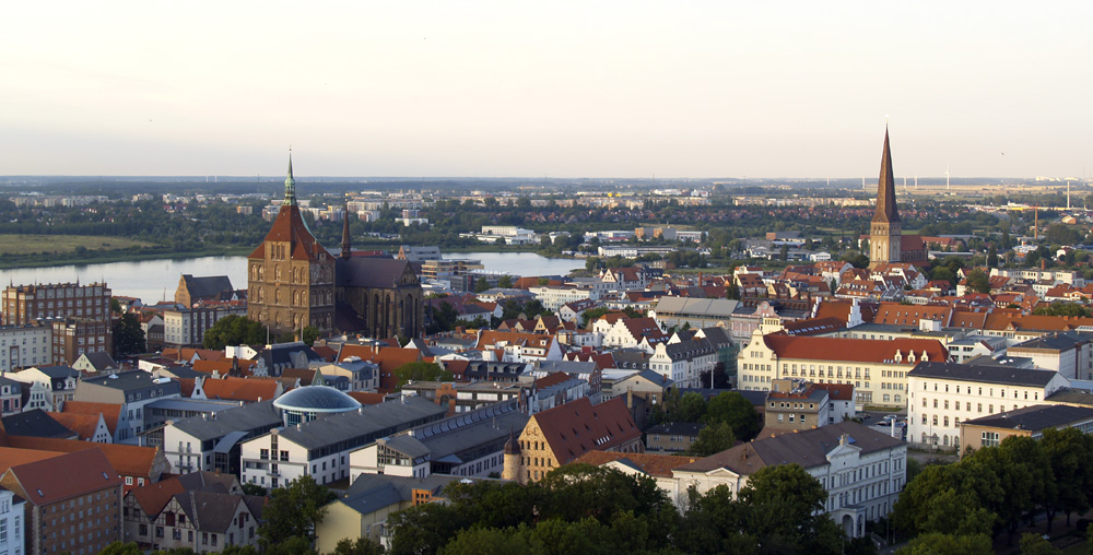 Altstadt von Rostock mal leicht von oben ;)