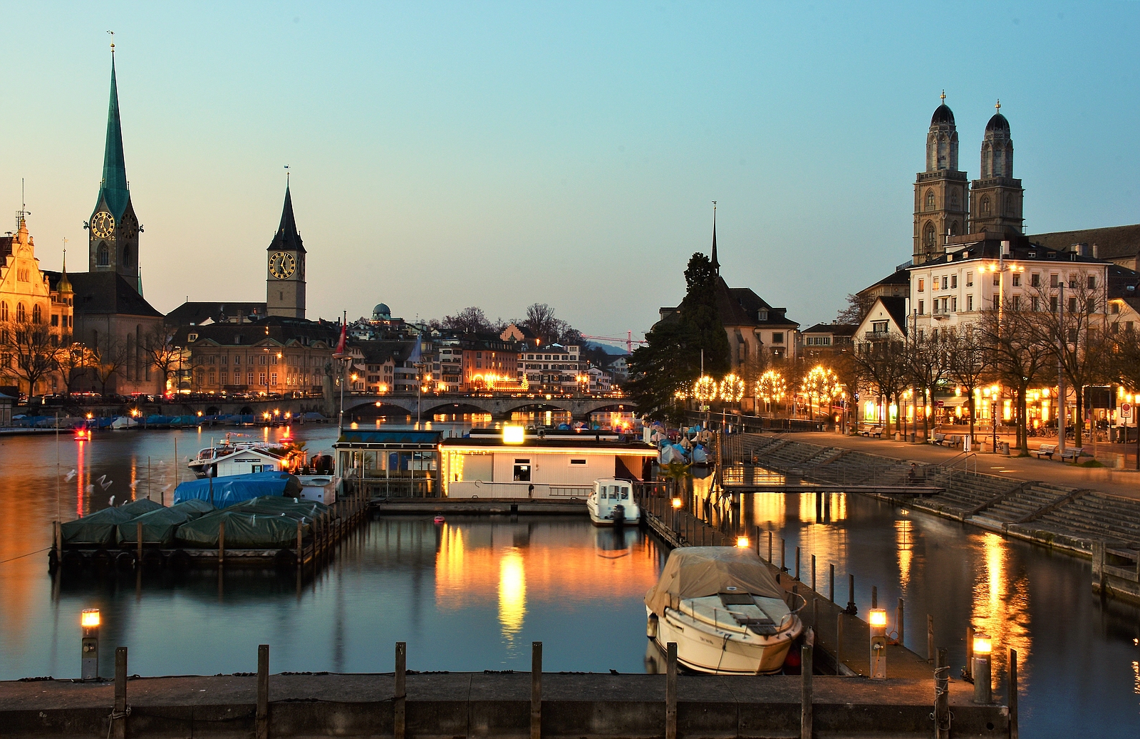 Altstadt von Zürich in der Schweiz