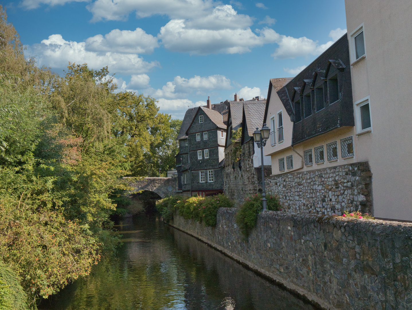 Altstadt Wetzlar Lahn Seitenarm