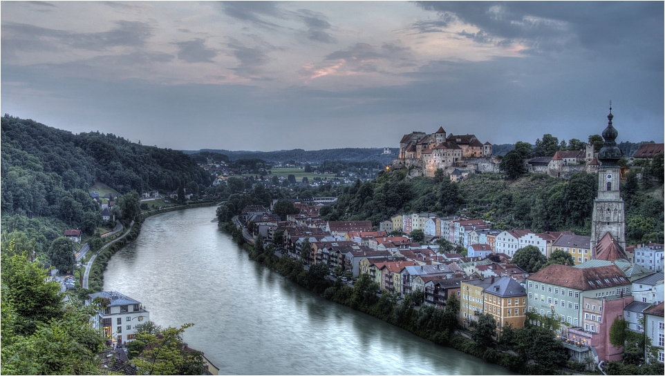 Altstadtansicht / Burghausen