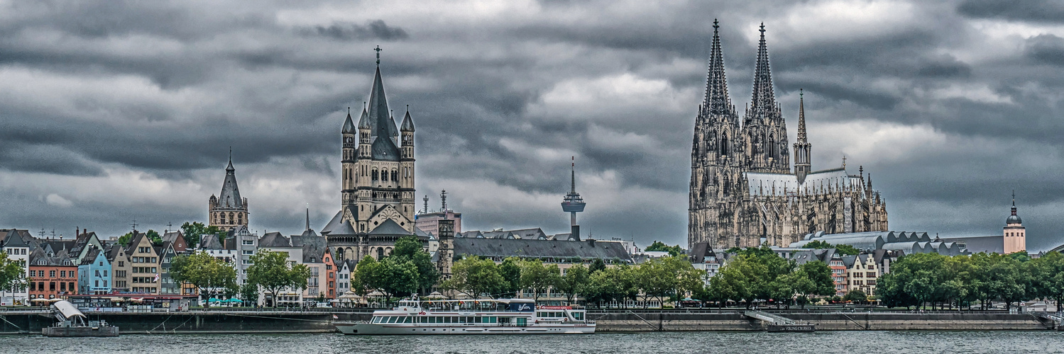 Altstadtblick Köln ... Schlechtwetterversion