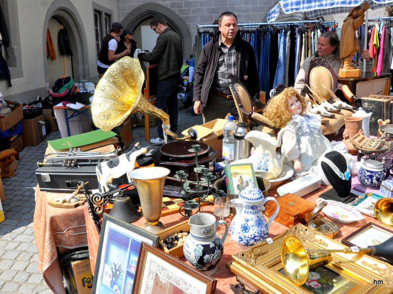 Altstadtflohmarkt in Wangen im Allgäu 3 Ein reiches Angebot! Foto