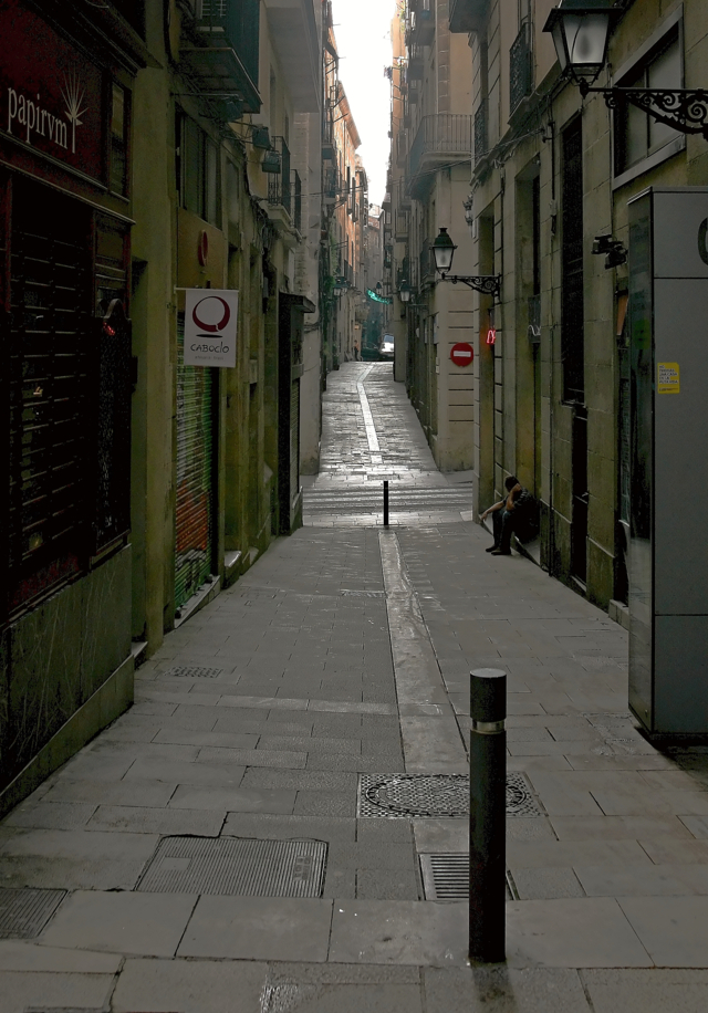 Altstadtgasse in Barcelona