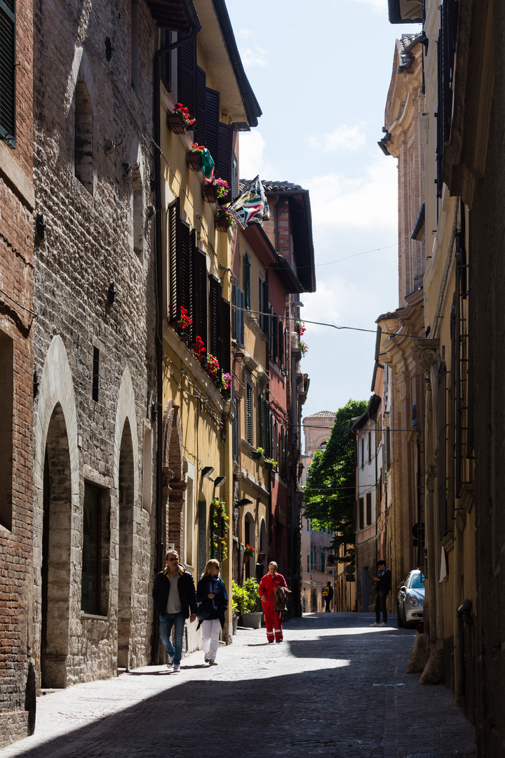 Altstadtgasse in Fabriano