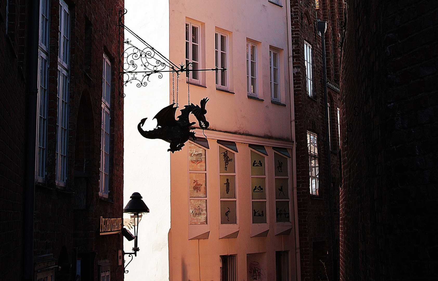 Altstadtgasse in Lübeck