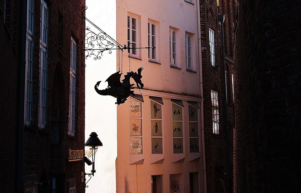 Altstadtgasse in Lübeck