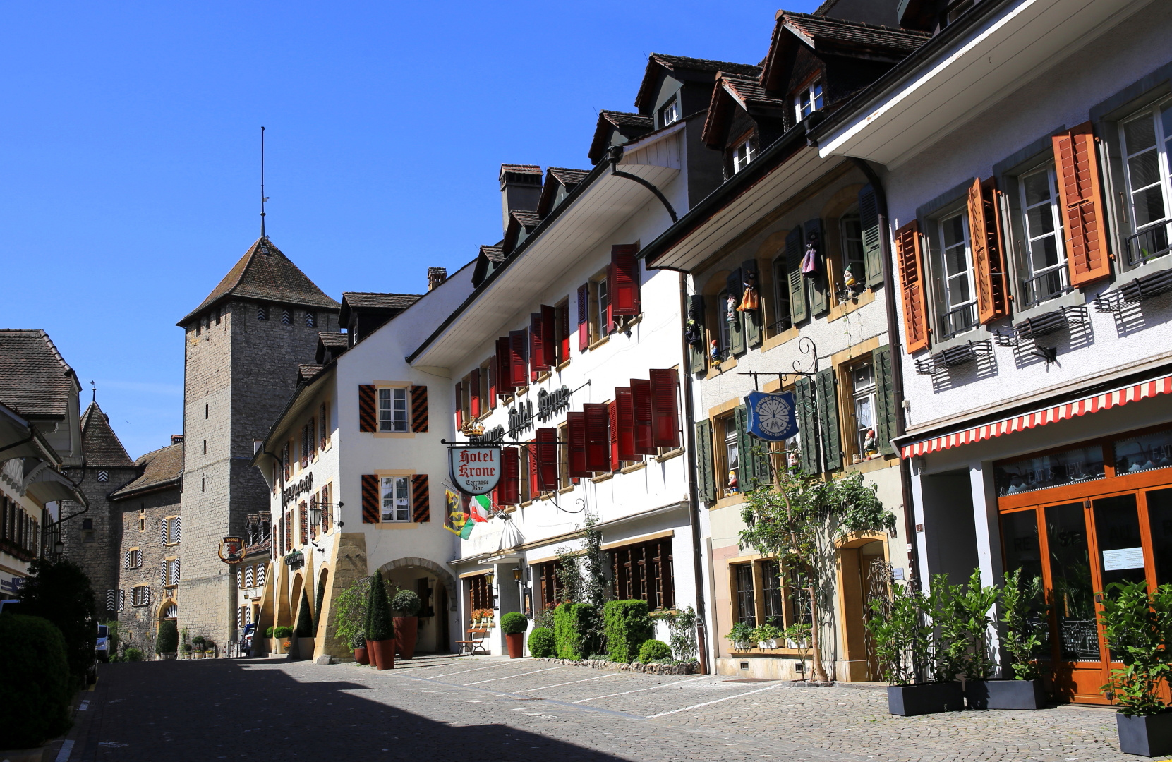 Altstadtgasse in Murten