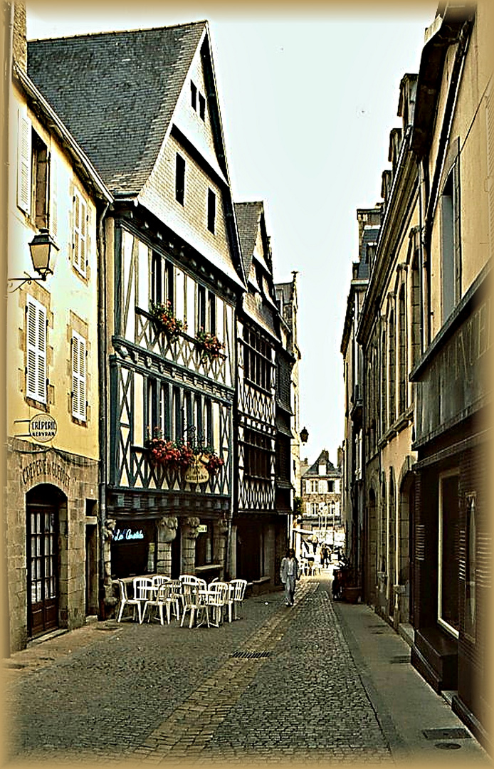 Altstadtgasse in Quimper