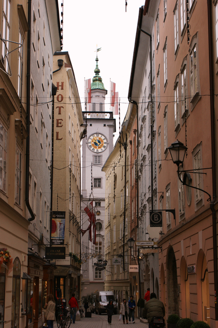 Altstadtgasse in Salzburg