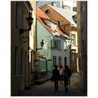 Altstadtgasse in Tallinn (Estonia)