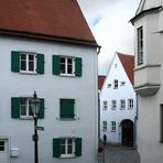 Altstadtgassen in Friedberg bei Augsburg