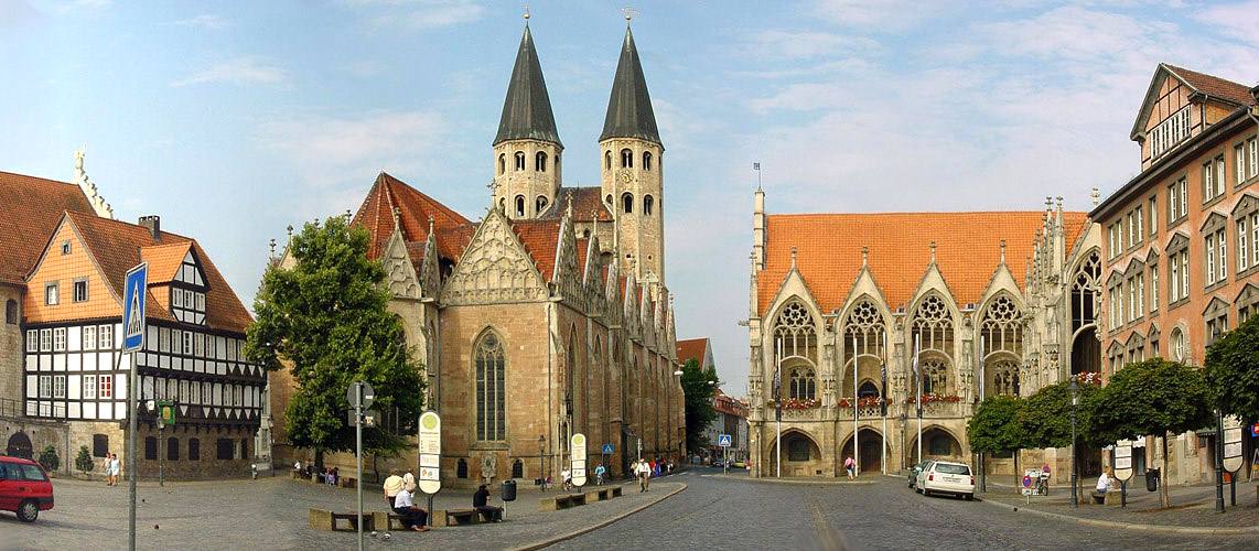 Altstadtmarkt in Braunschweig als Panorama