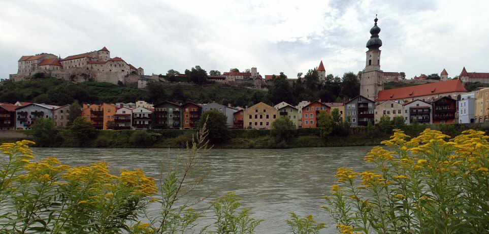 Altstadtpanorama von Burghausen