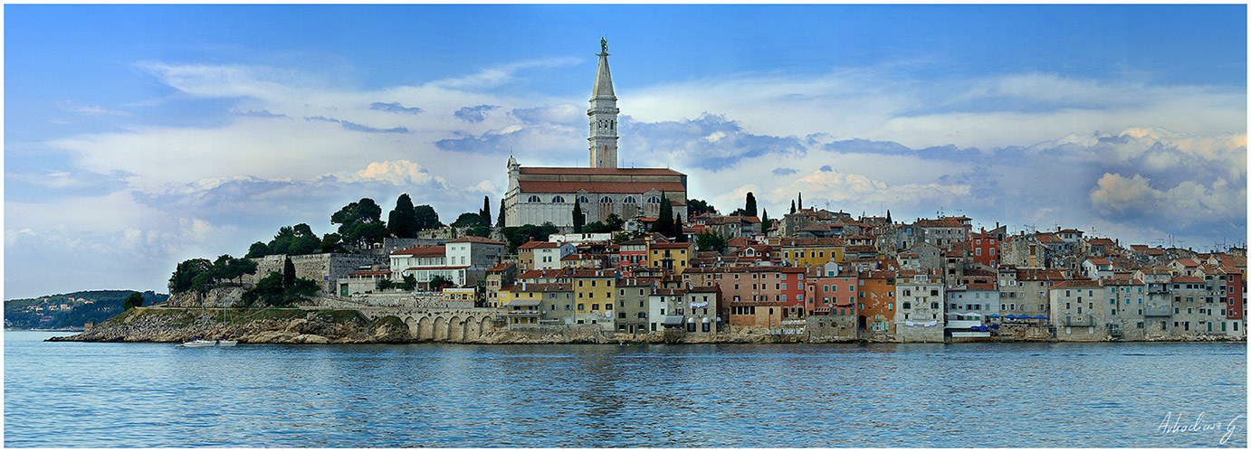 Altstadtpanorama von Rovinj