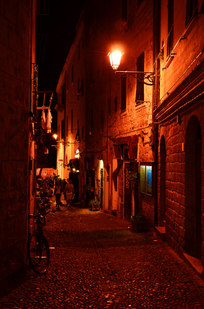 Altstadtstraße in Alghero