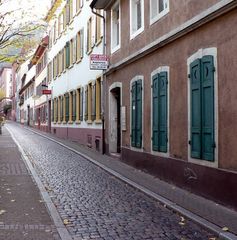 ...Altstadtstraßen in Heidelberg...