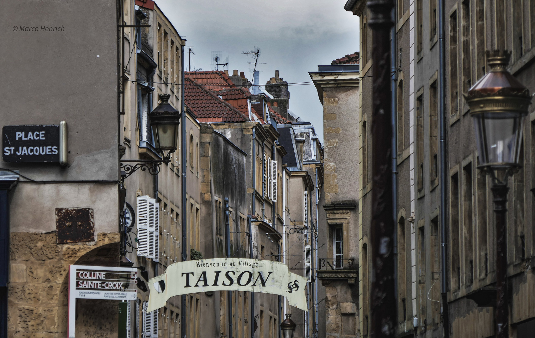 Altstadtviertel  von Metz, Frankreich