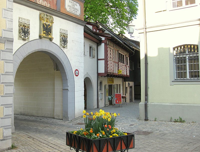 Altstadtwinkel am Marientor. Wangen im Allgäu