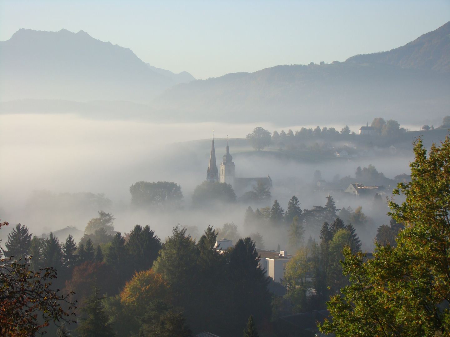 Altstätten am frühen Morgen