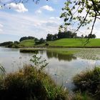 Altweibersommer am See