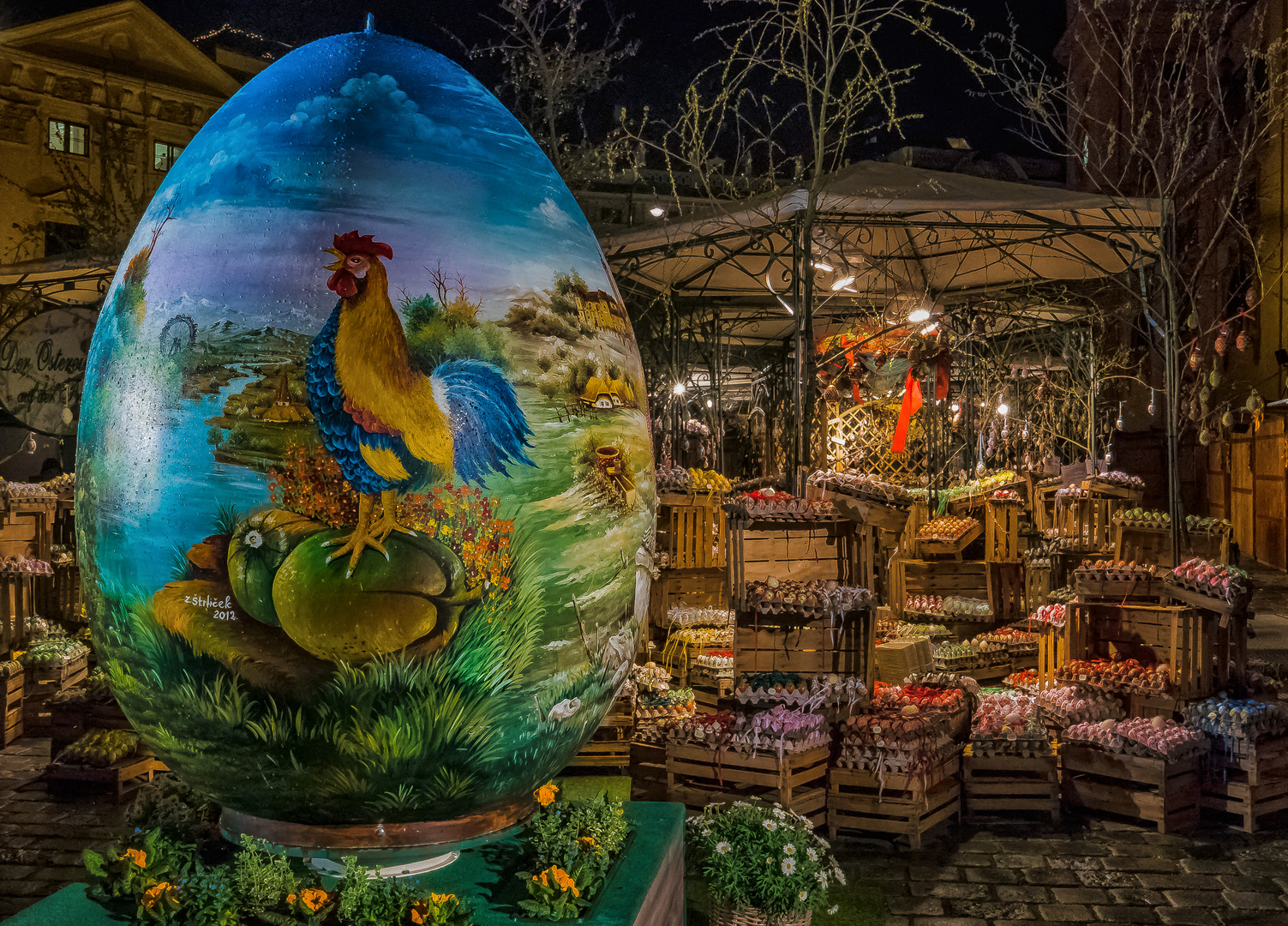 Altwiener Ostermarkt (3) Foto & Bild dokumentation, abendstimmung, april Bilder auf