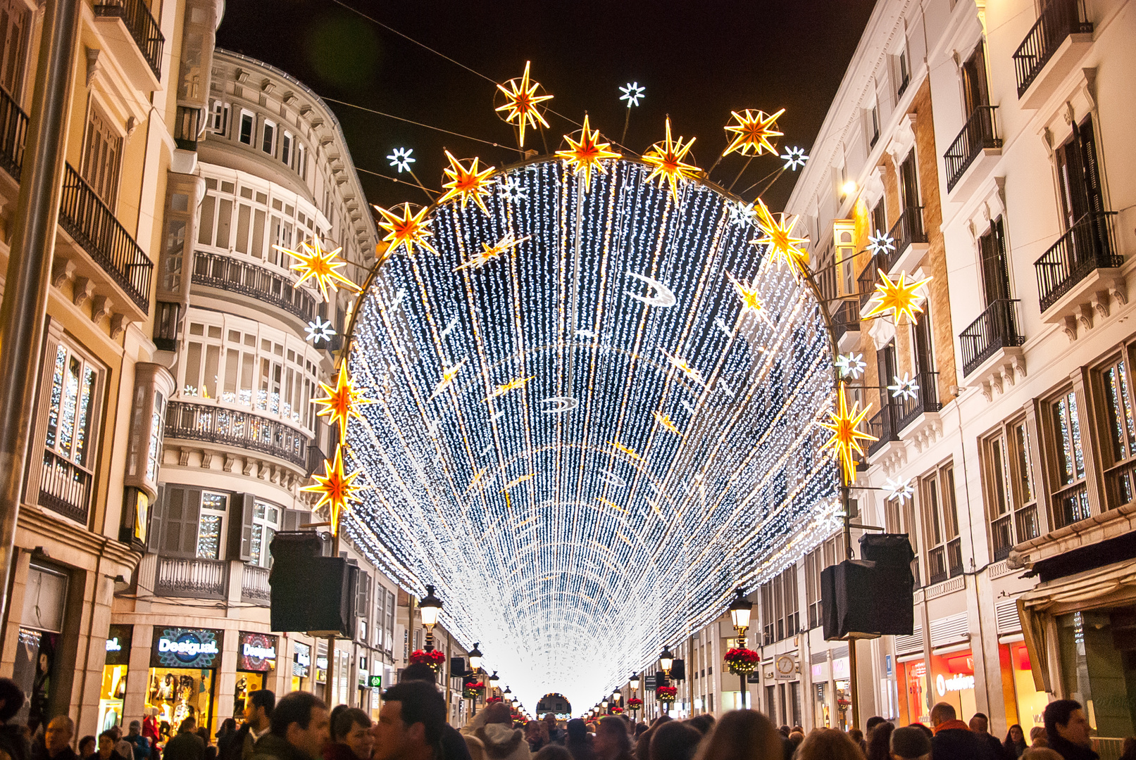 Alumbrado Navidad Calle Larios - Málaga -