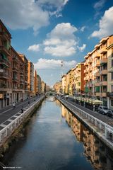 Alzaia Naviglio Pavese, Milano, vista dal ponte