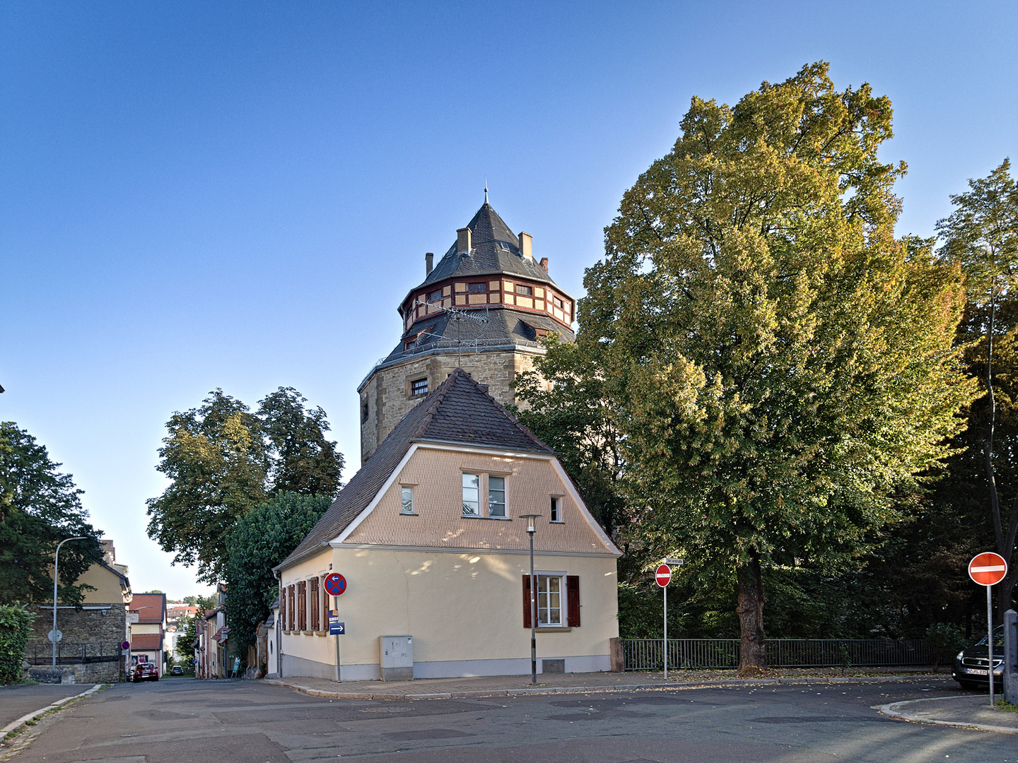 Alzey ein paar Tage vor dem Winzerfest