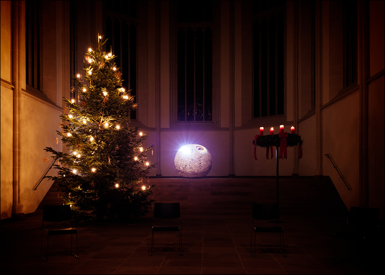 Alzey / Nikolaikirche / Weihnachten 2021