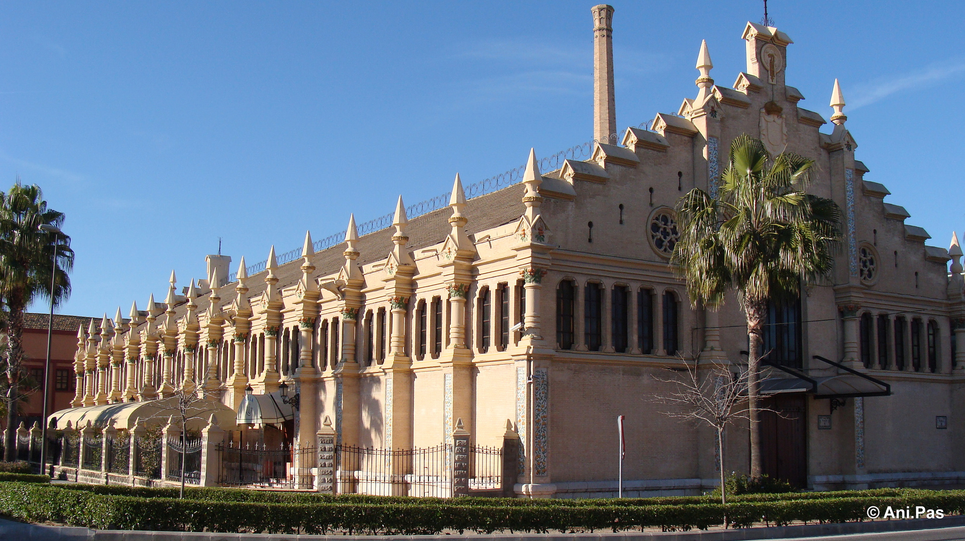 Alzira - Spanien, Jugenstil / Modernisme,  "Almacen Peris Puig"  1912 Orangenlagerhalle I