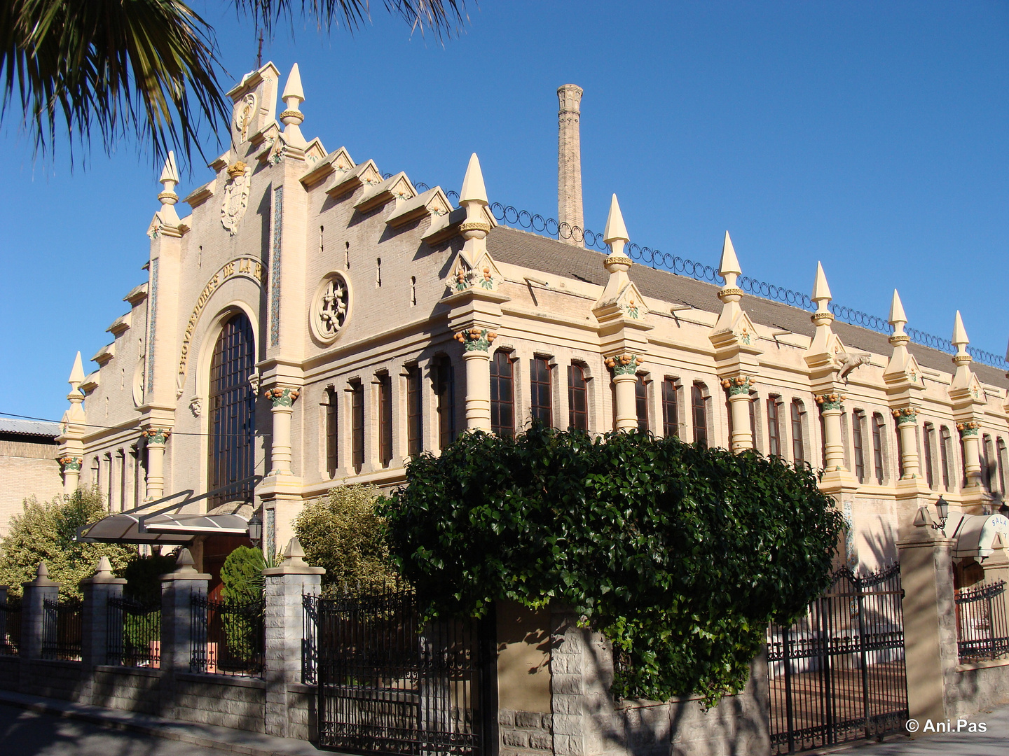 Alzira - Spanien, Jugenstil / Modernisme,  "Almacen Peris Puig"  1912 Orangenlagerhalle II