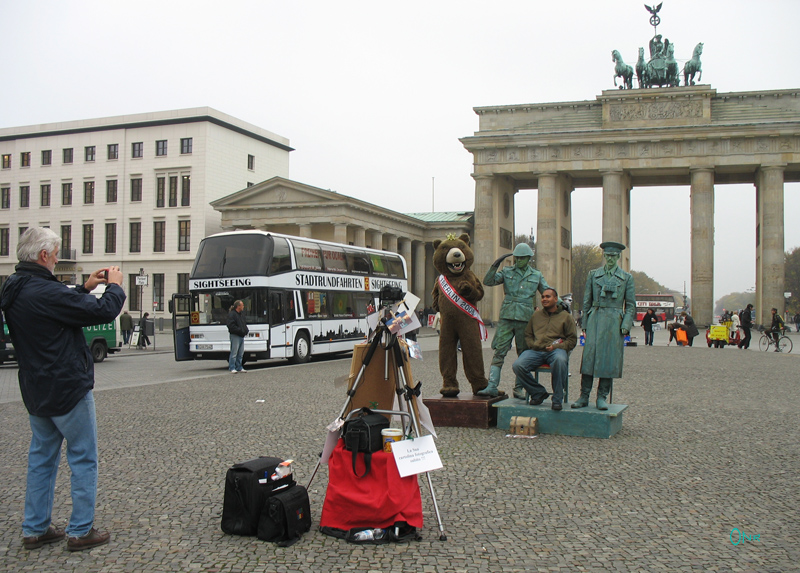 am 05.11.2008 am Brandenburger Tor